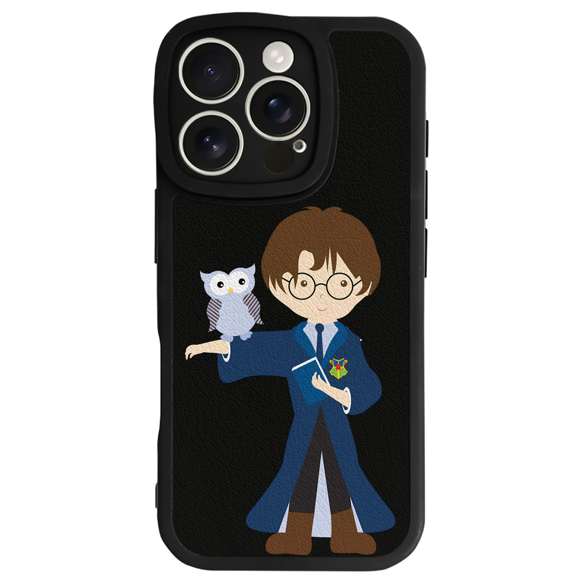 （画像用） Harry Potter ハリー・ポッターシリーズ 【iPhone 16シリーズ対応】シリコンスマホケース（レザー調） 材質：シリコン